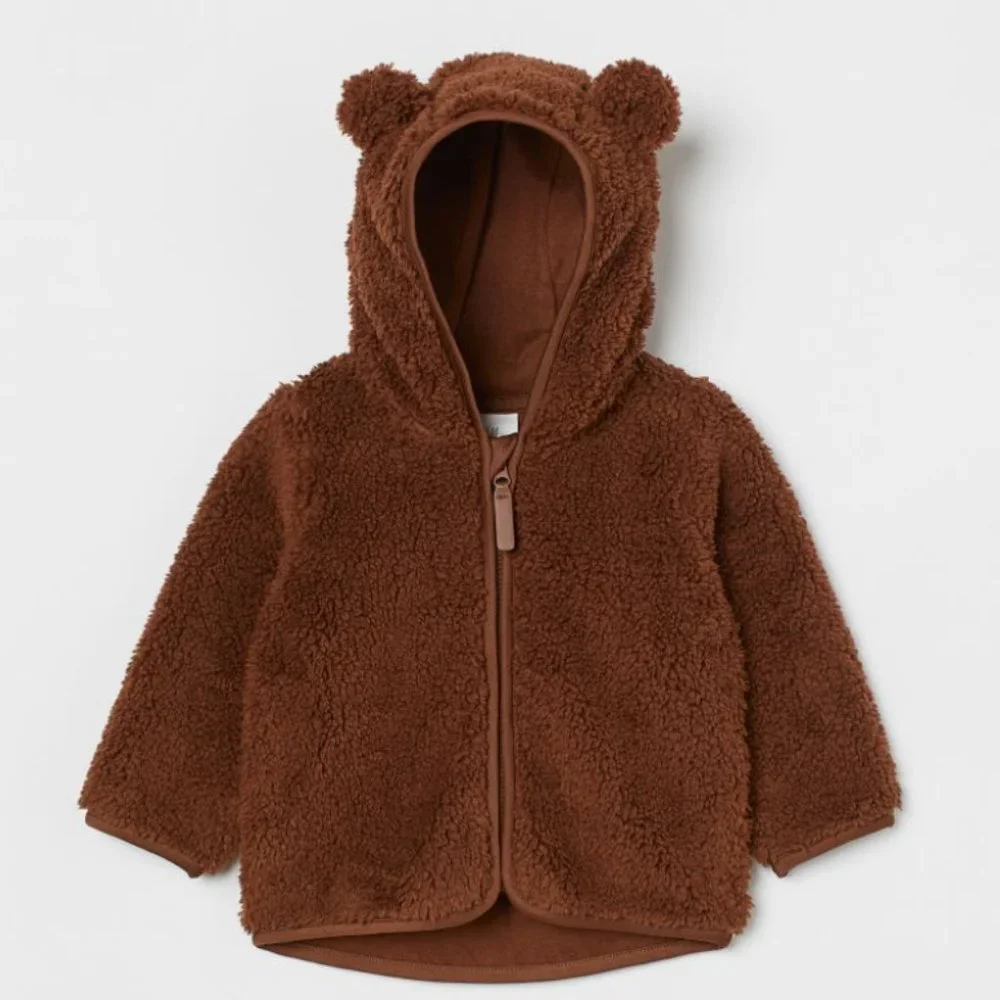 ⚡️FLASH SALE ⚡️
Baby Boy Bear H&M Shearling Jacket - Picture 1 of 2